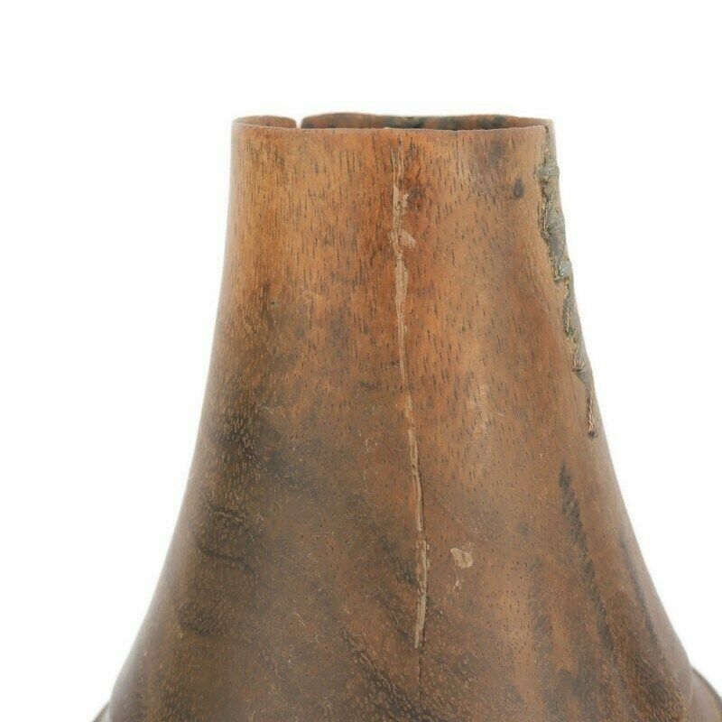 Tribal African Milk Wooden Vessels Teardrop Shape Bahima Milk Vessel Uganda. photo Home Decor