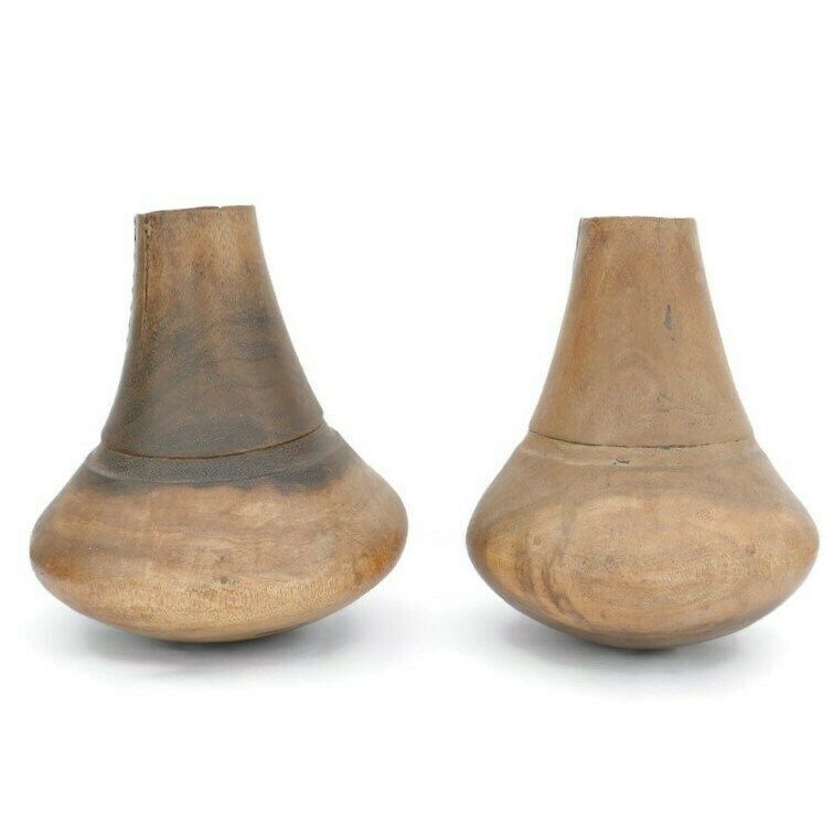 Tribal African Milk Wooden Vessels Teardrop Shape Bahima Milk Vessel Uganda. photo 120.0