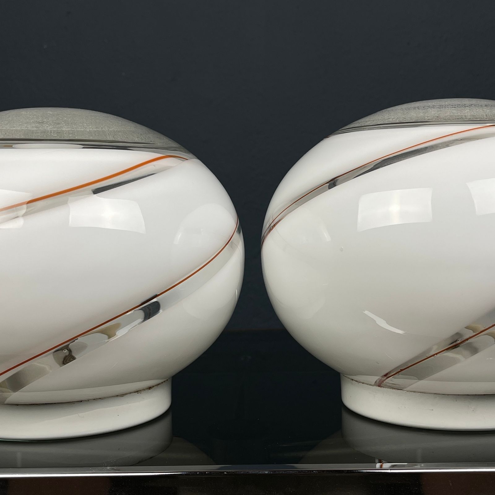 Murano Glass Table Lamps Vetri Murano 004 Italy 1970s Set Of 2 photo buy