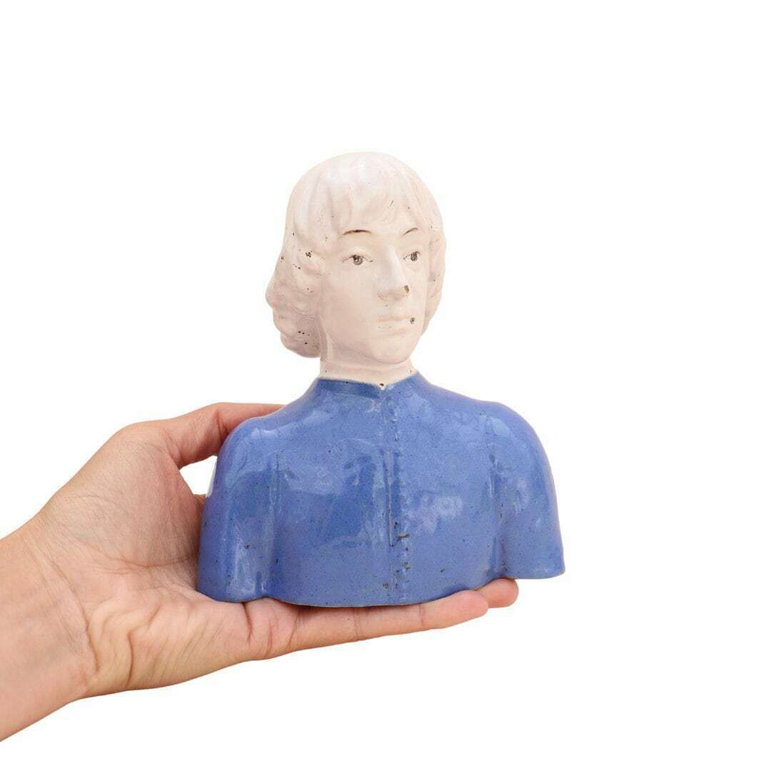 Italian Cantagalli Majolica Bust Of Piero De' Medici Renaissance Style Pottery Bust C Late 1800's. photo furniture