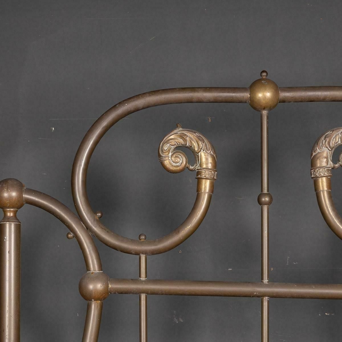 19th Century Victorian Pair Of Brass Coat Stands, C.1890 photo vintage