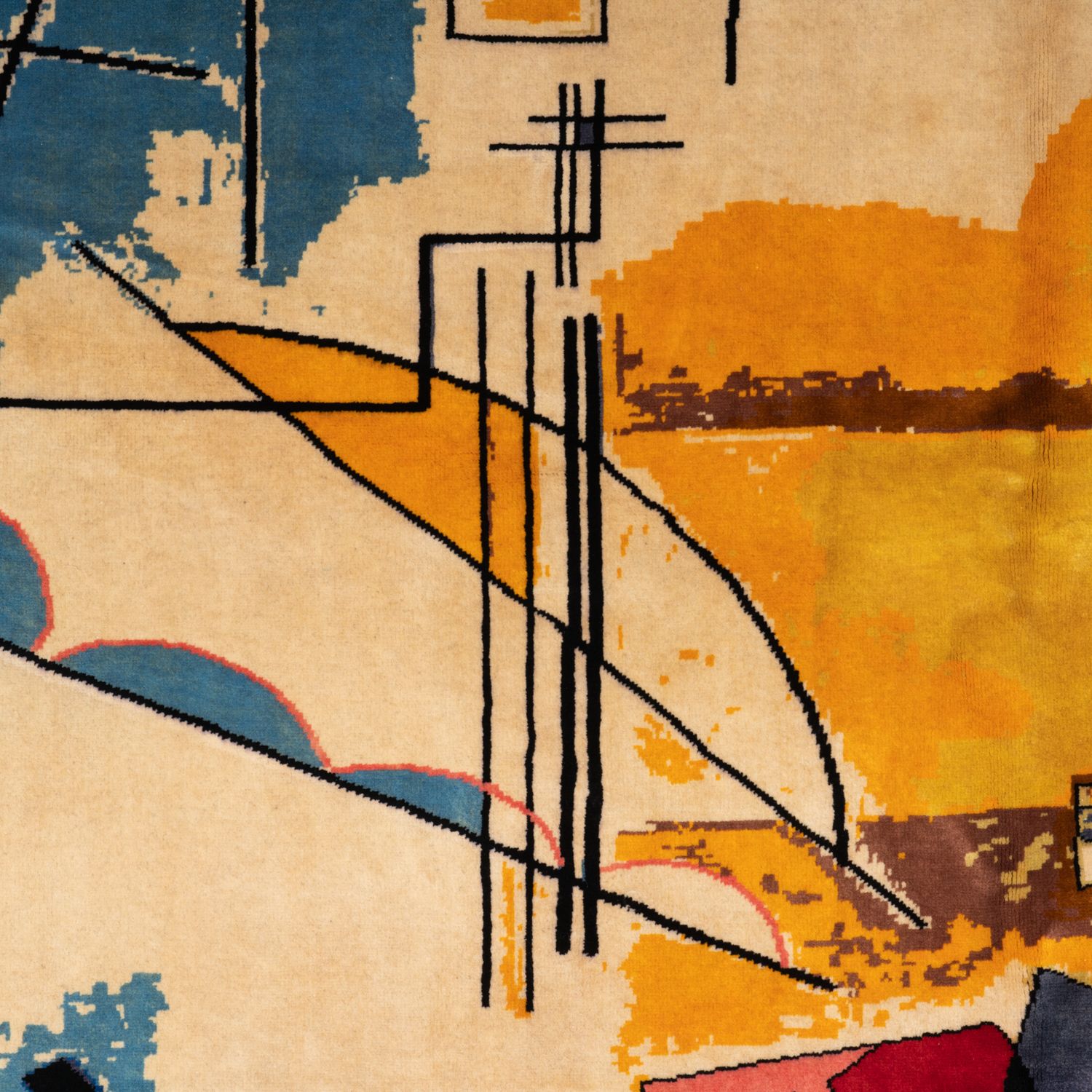 Tapestry  By Wassily Kandinsky. photo 9800.0