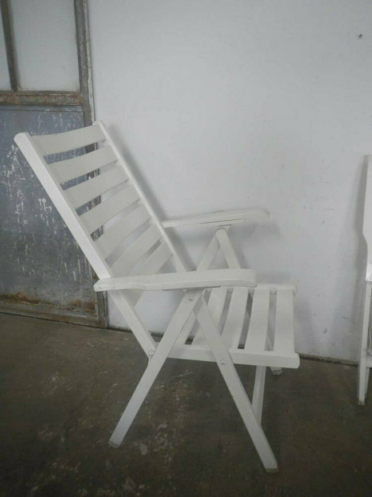 photo furniture Beech Garden Set, 1970, Set Of 8