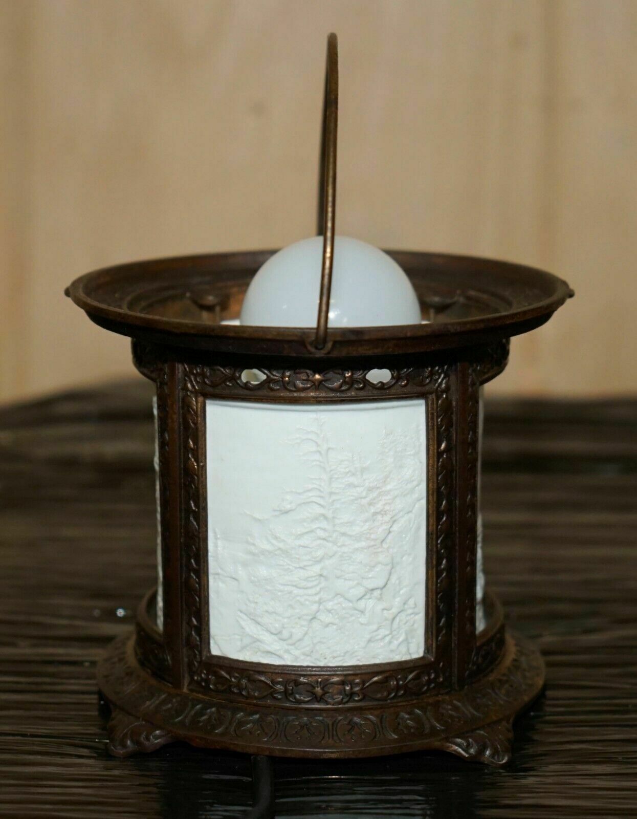 photo vinterior Antique Roman Grand Tour Bronzed Candle Lamp Restored To Use As A Table Lamp