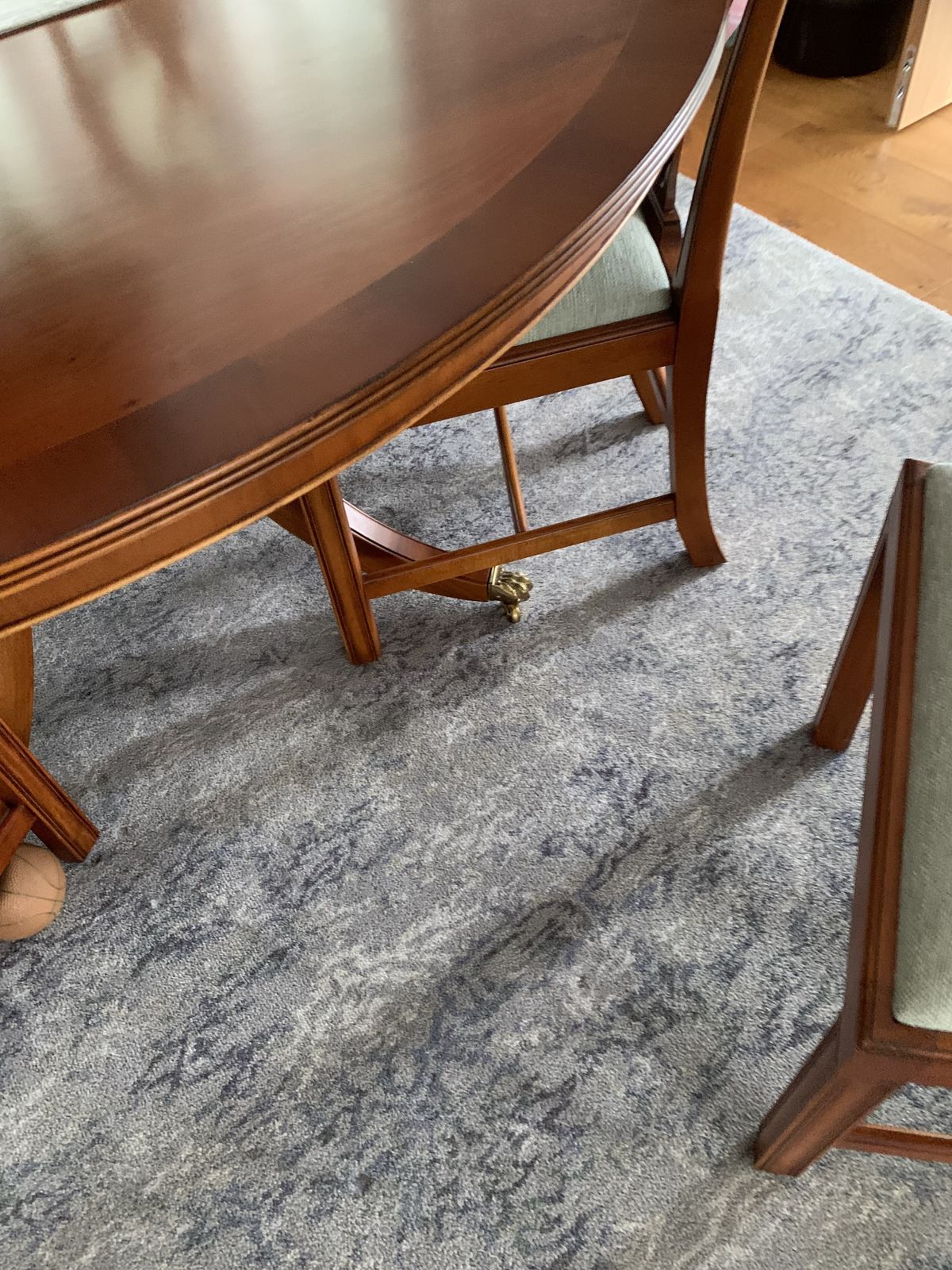 Furniture Dining Table And Chairs   Chippendale Style.  Never Used photo