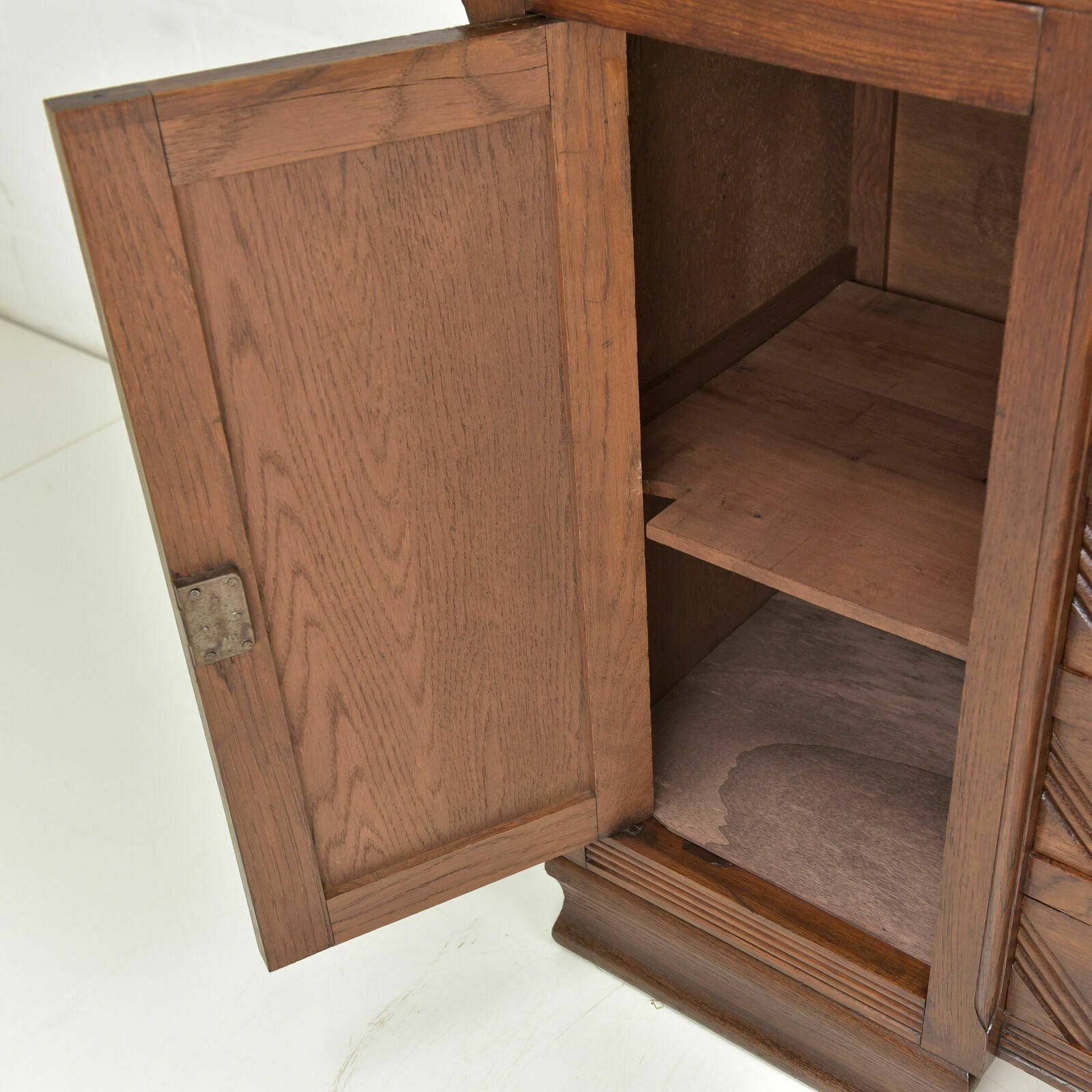 Antique! Sideboard Restored Art Deco Around 1925 Oak Chest Of Drawers Sideboard Cabinet photo Furniture