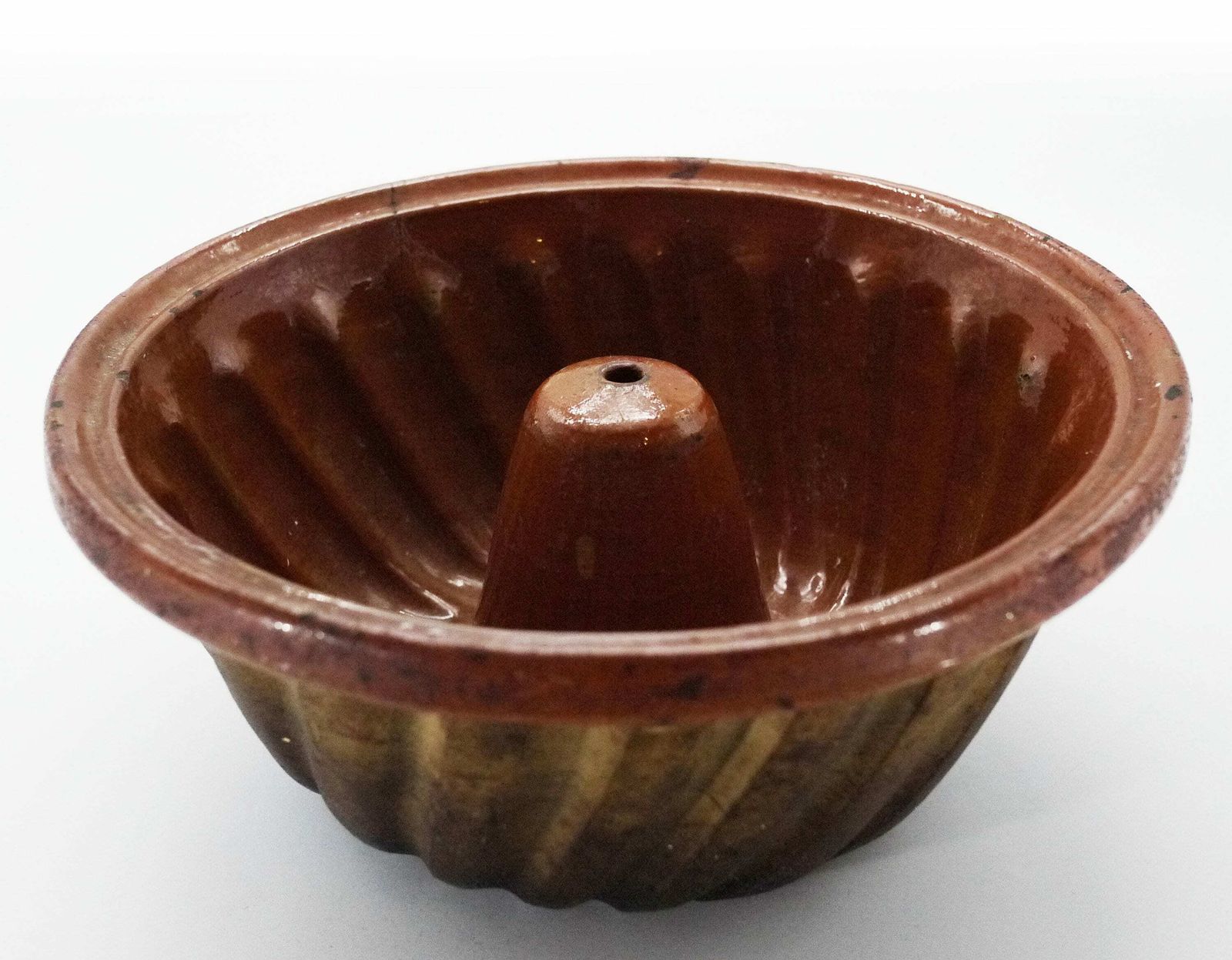 Antique French Terracotta Kouglof Bundt Cake Mold photo furniture