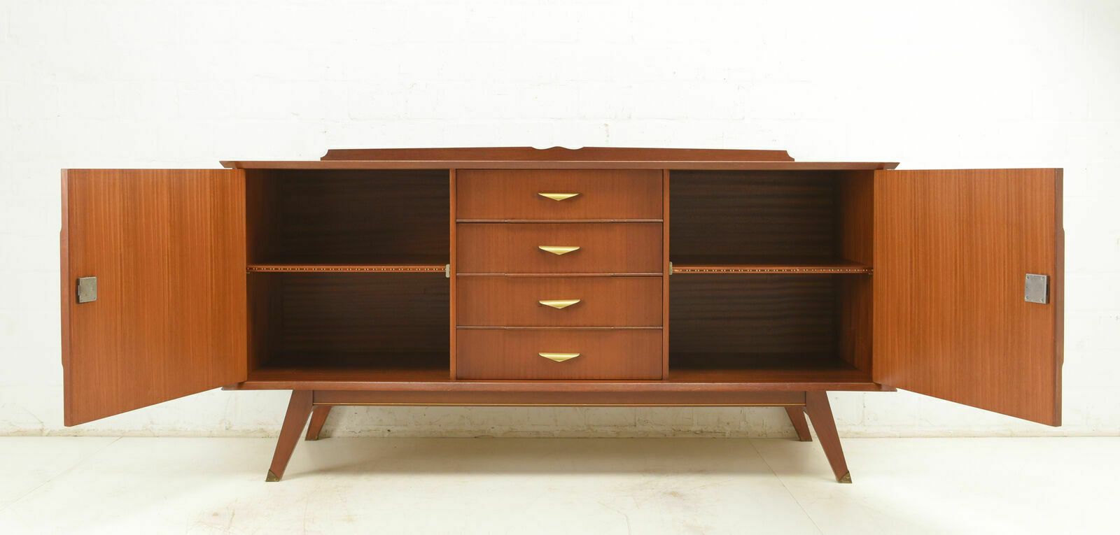 Retro! Sideboard Restored Mid Century 50s 60s Vintage Mahogany photo for sale