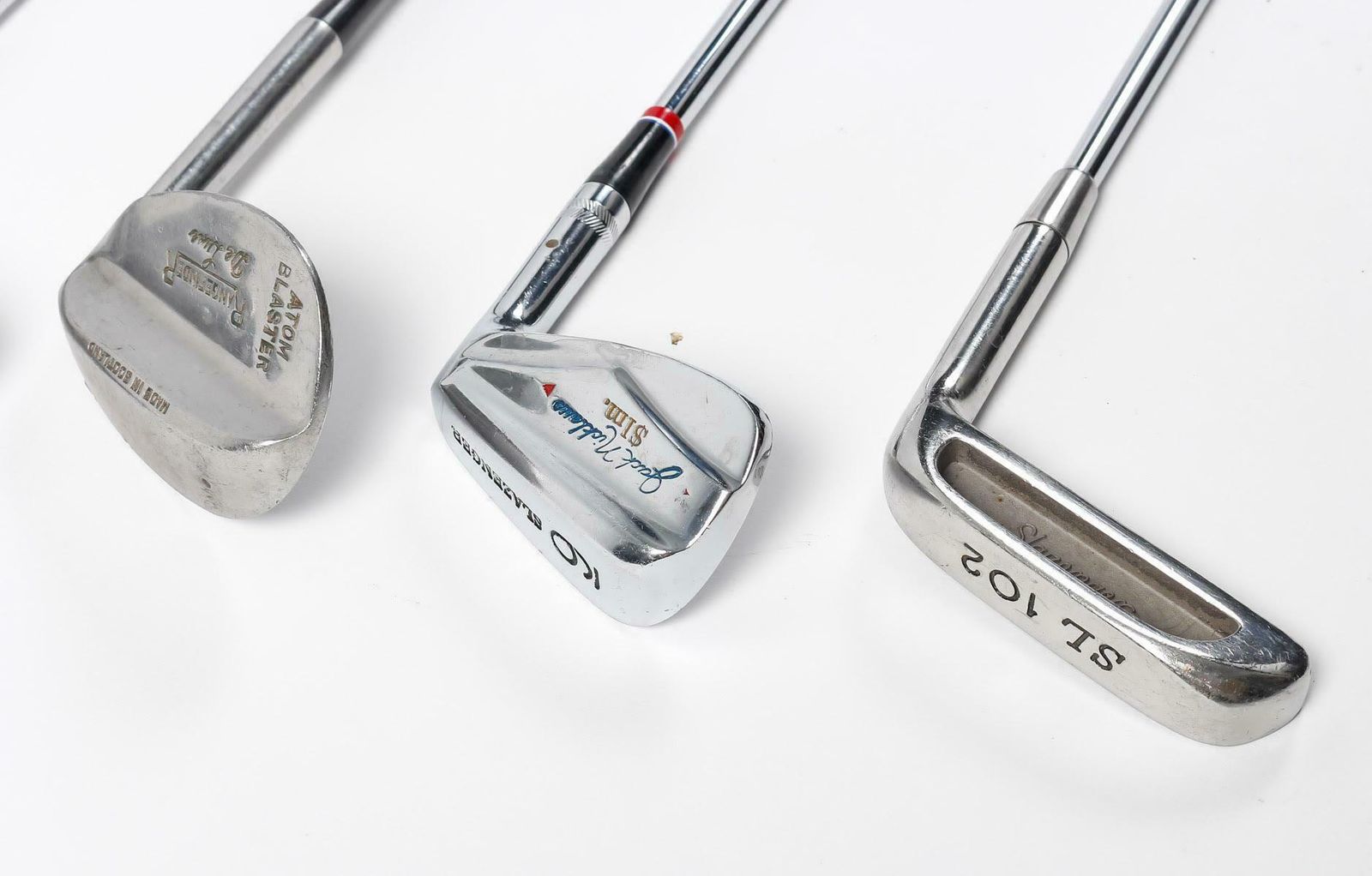 photo furniture Suite Of 9 Golf Clubs From The 1960s.