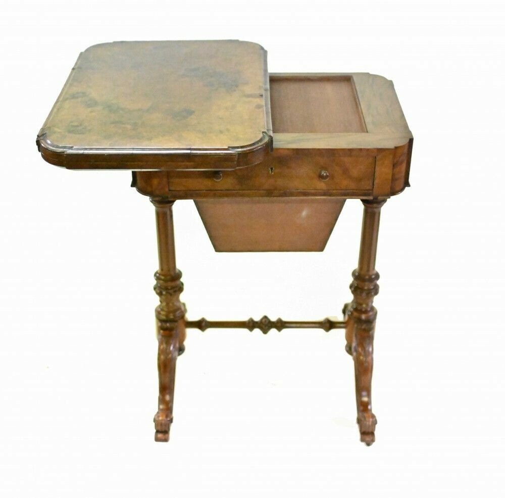 Victorian Games Table Chess Draughts Walnut photo Furniture