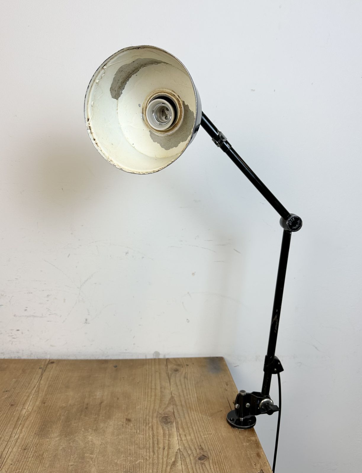 Industrial Ddrp Desk Or Wall Lamp By Curt Fischer For Midgard, 1930s photo 379.0