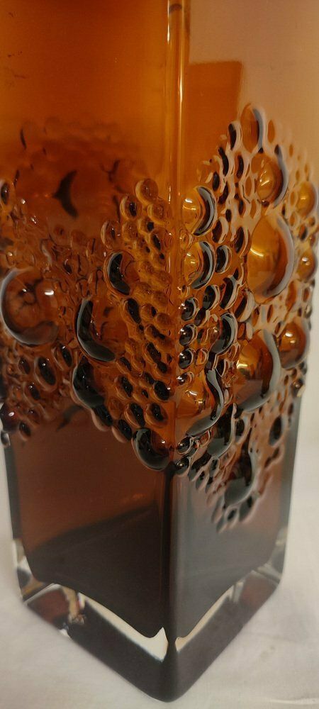 Italian Glass Vases, 1970s, Set Of 2 photo buy