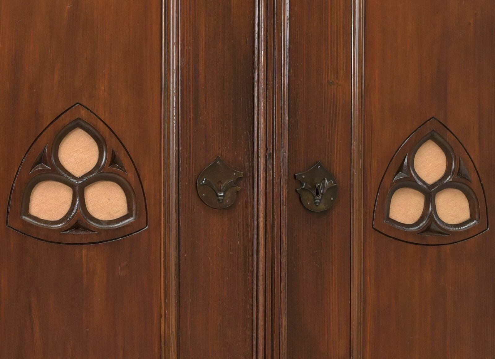 photo for sale Antique! Hall Cabinet Restored Art Nouveau Gothic 1909 In The Style Of Riemerschmid