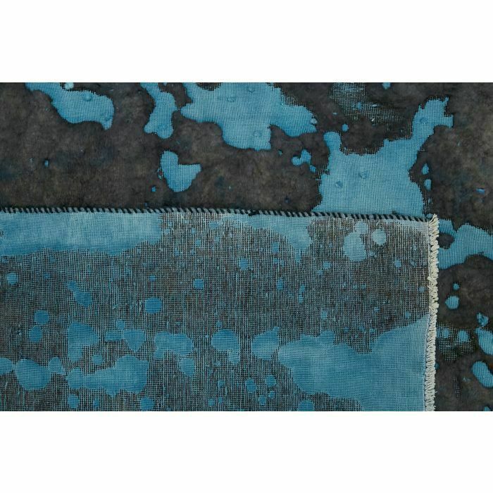 Handmade Blue Overdyed Large Area Rug 280 Cm X 370 Cm photo buy