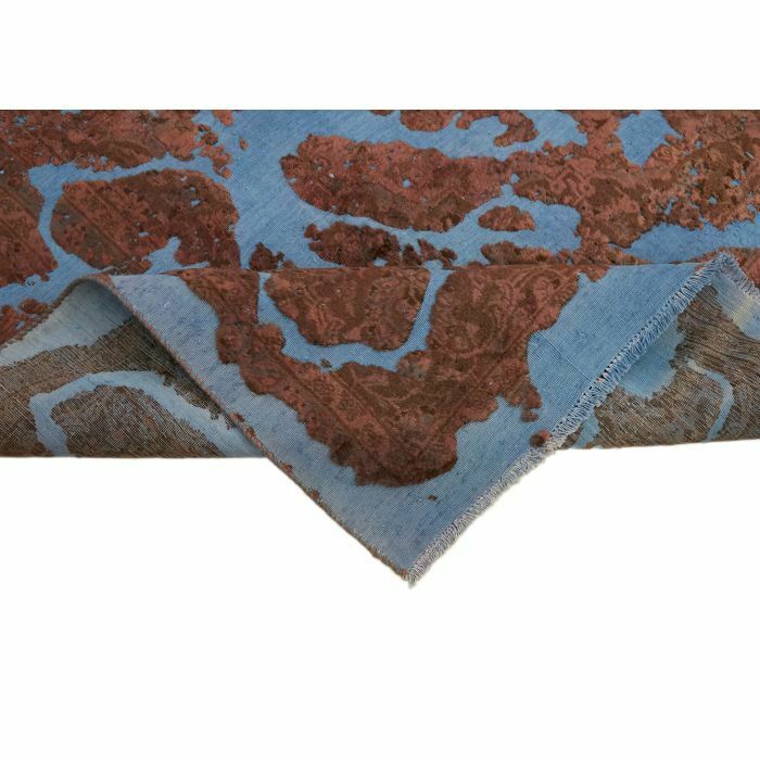 Textiles Handmade Brown Overdyed Large Area Rug 283 Cm X 388 Cm photo