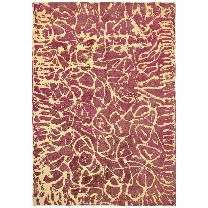 Handmade Pink Overdyed Large Area Rug 280 Cm X 390 Cm