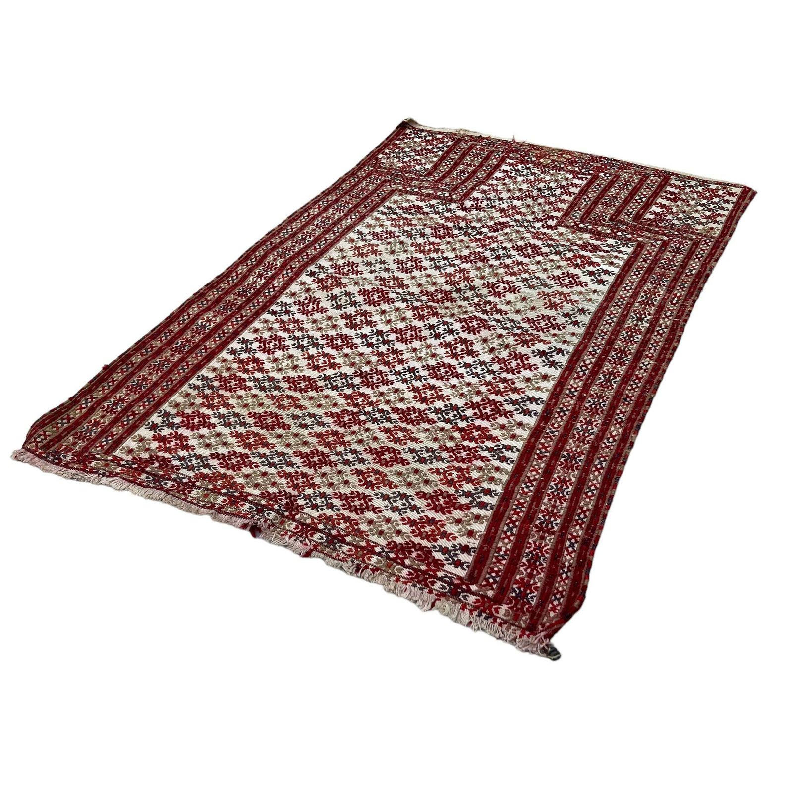 Traditional Turkish Mini Kilim Rug , Vintage Anatolian Turkish Kilim Rug , 105 X 70 Cm photo buy