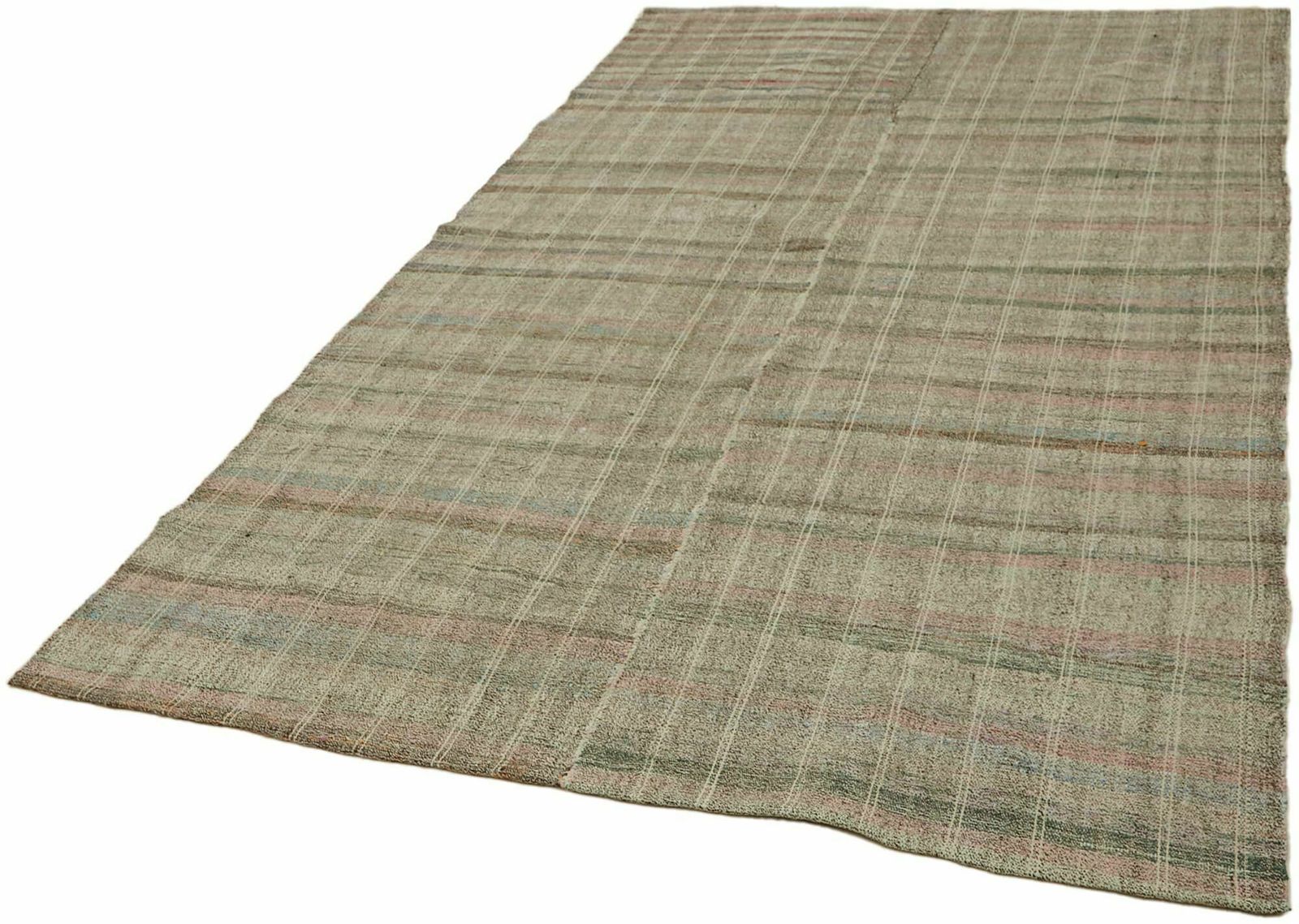 Handmade Decorative Grey Anatolian Kilim Rug 180 Cm X 295 Cm photo for sale