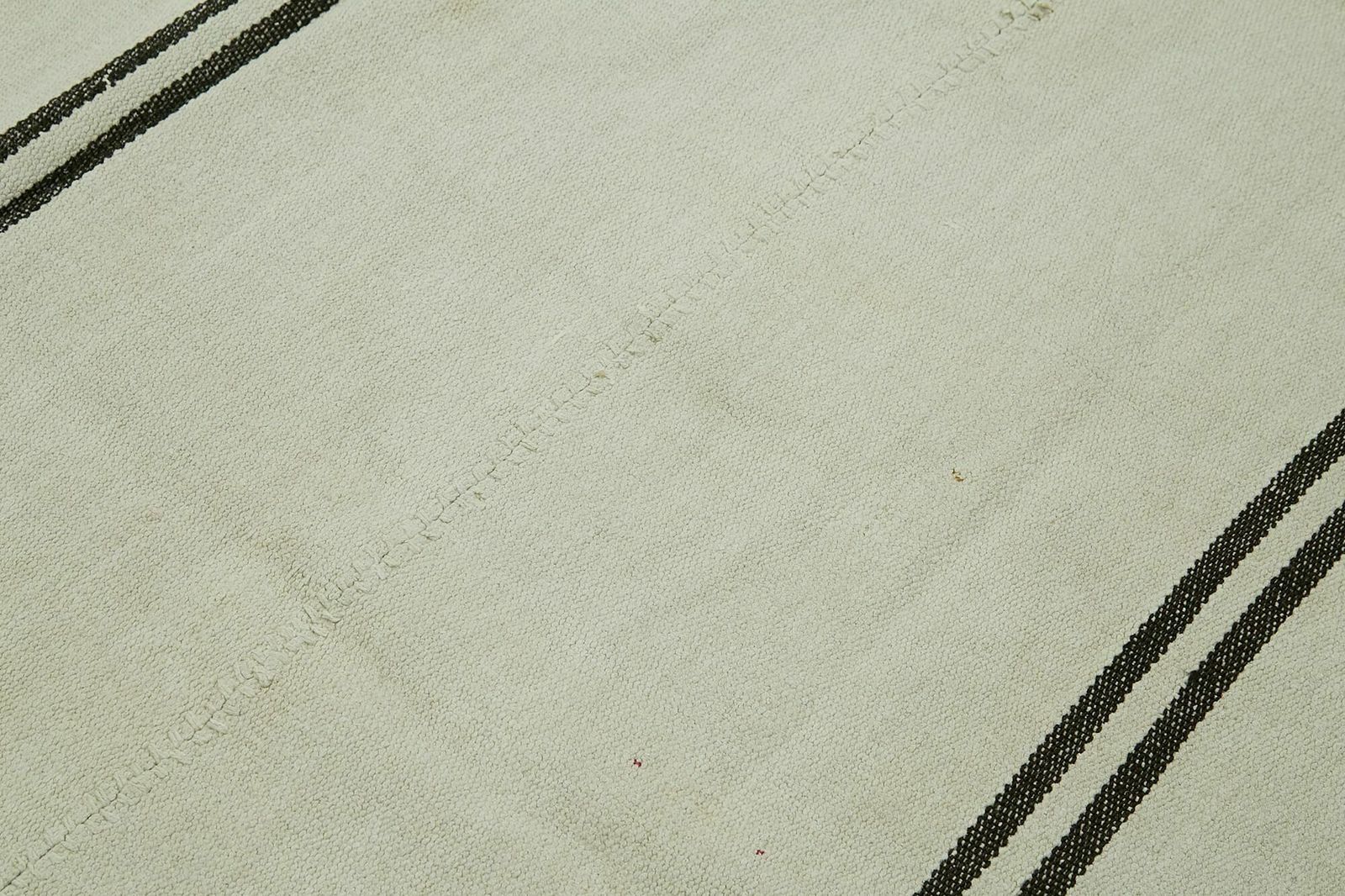 Handmade Contemporary White Hemp Kilim Rug 210 Cm X 265 Cm photo 1200.0