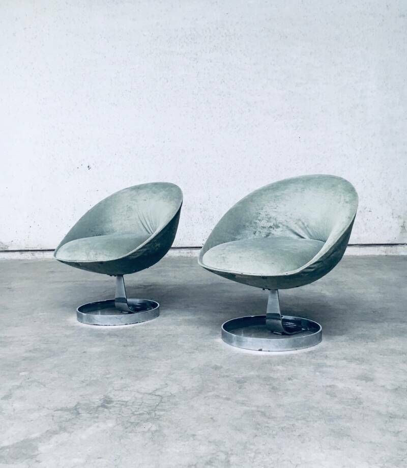 Space Age Sphere Pod Lounge Chair Set, France 1960's photo for sale