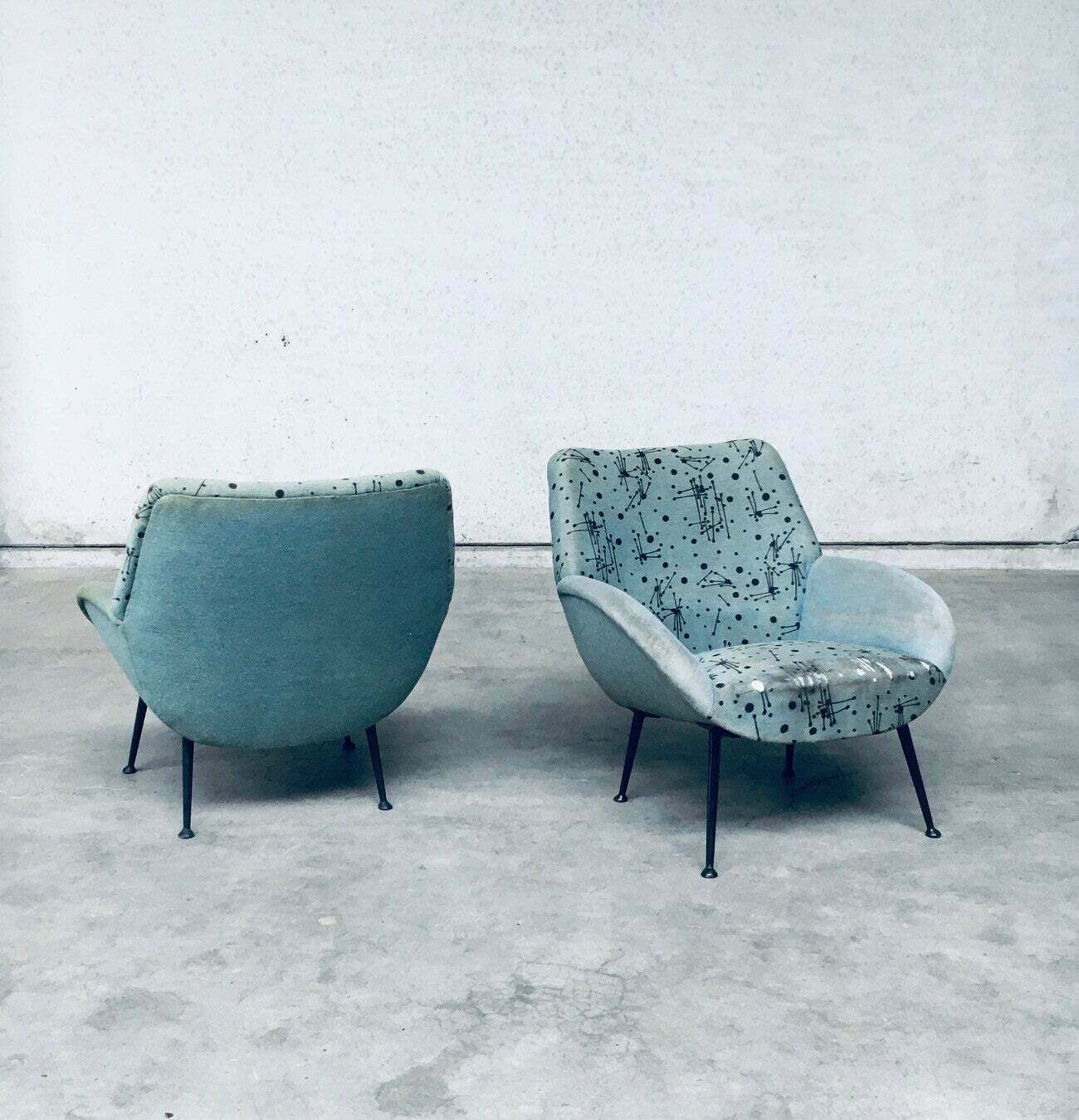 3200.0 Midcentury Modern Design Model 121 Lounge Chair Set By Theo Ruth For Artifort, 1956 photo