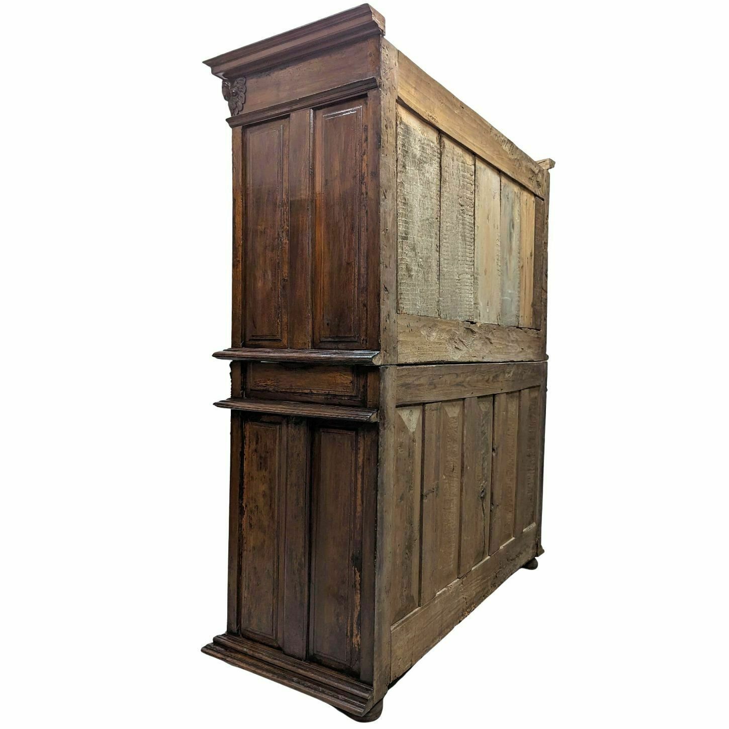 Four 17th Century Walnut Doors Decorated With Putti photo Furniture