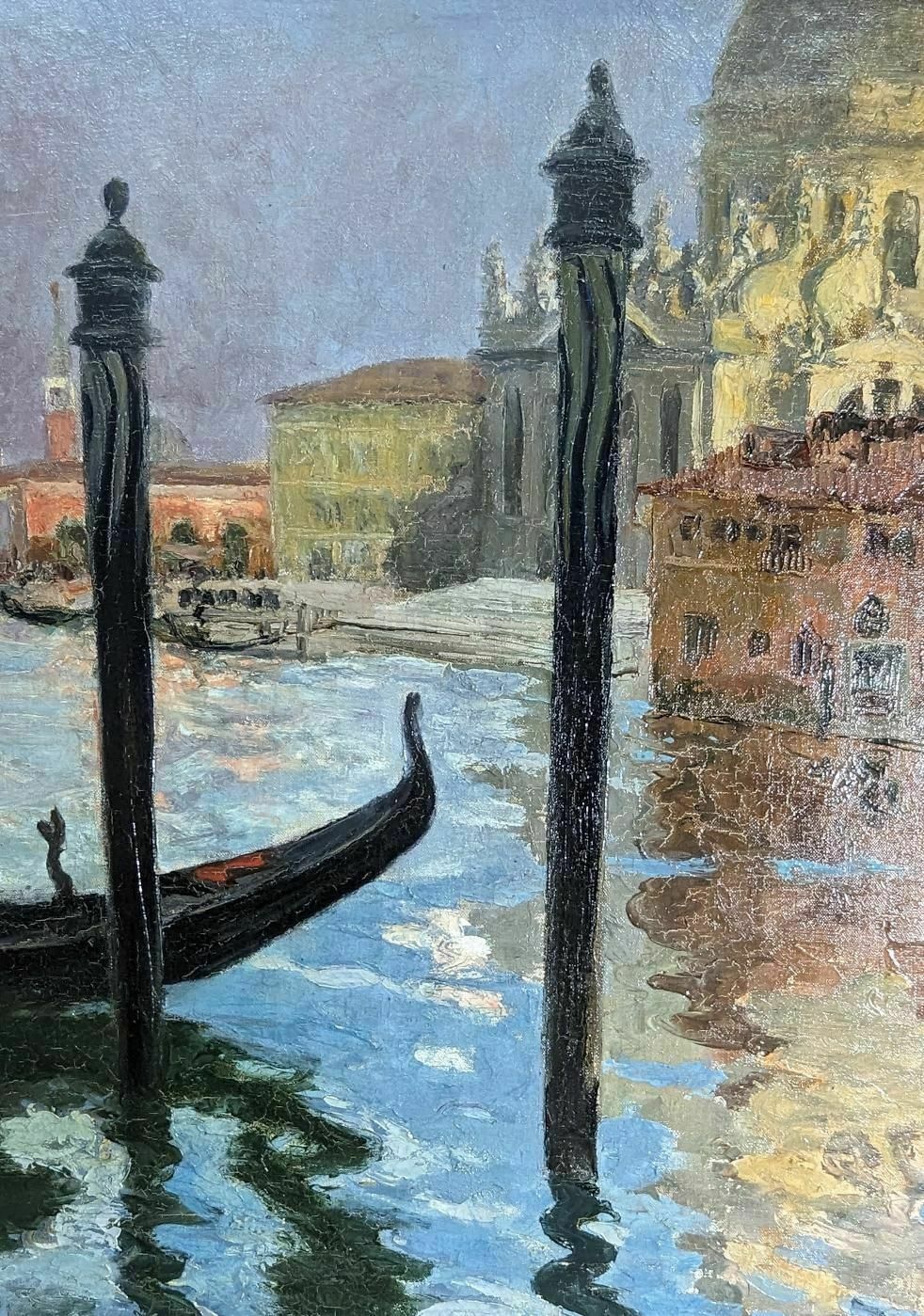 Louis Abel Truchet La Salute As Seen From The Canal In Venice photo Art