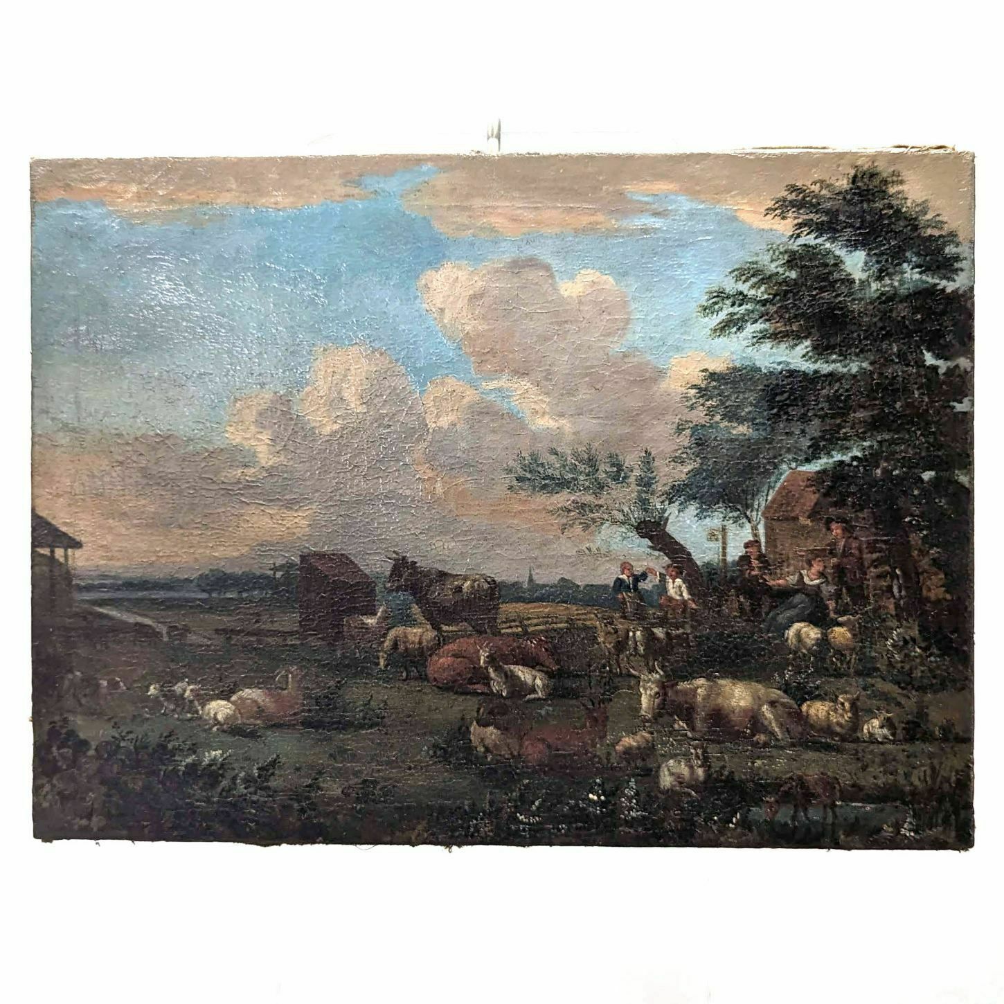 Dutch Painting 18th Century Pastoral Scene