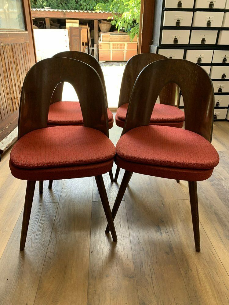 Mid Century Dining Chairs By Antonín šuman For Tatra Furniture, 1960s, Set Of 4 photo furniture