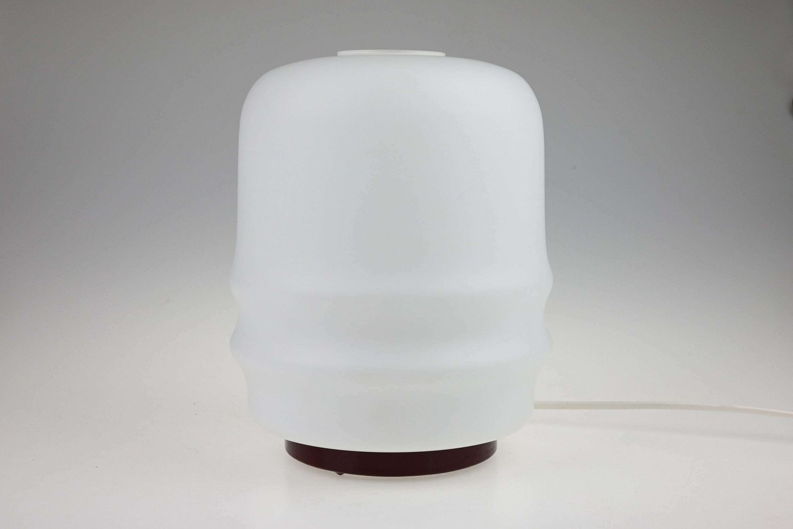 Glass Lamp, Desk Lamp, Mid Century Lamp, Table Lamp, Bedside Lamp, Mid Century Light, Modern Lamp, Vintage Light, Vintage Lighting photo for sale