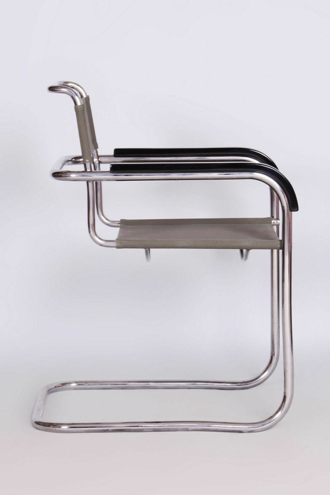 Restored Bauhaus Armchair, Marcel Breuer, Thonet, Chrome, Czechia, 1930s photo buy