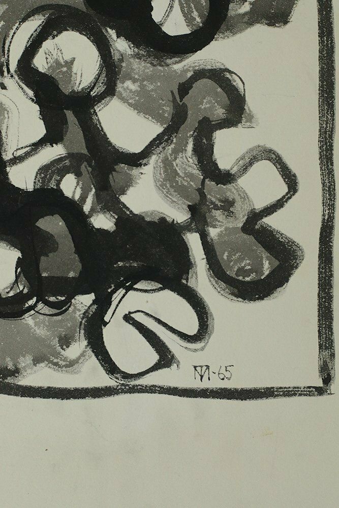 Margareta Treutiger, Vattenväxt, Mixed Media On Board, 1965 photo Art