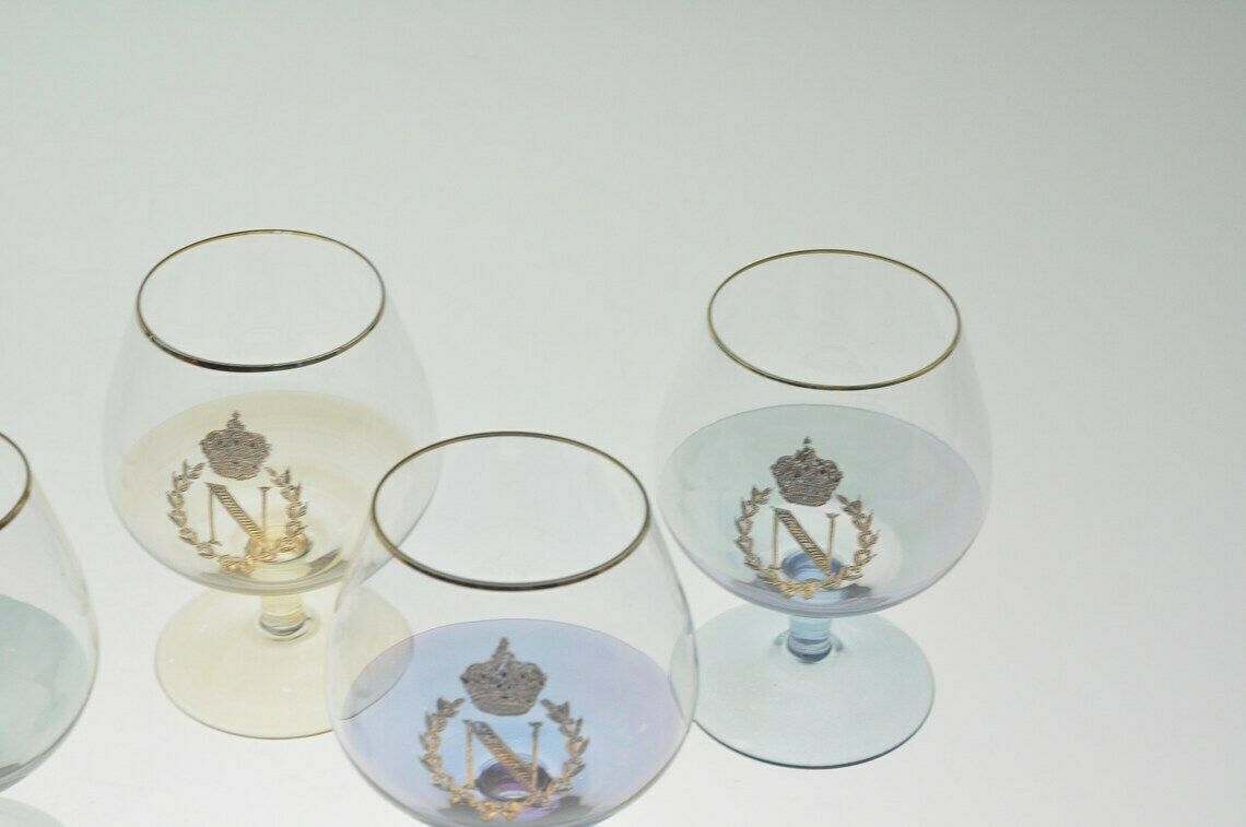 Set Of 6 Iridescent Glasses, Vintage Glasses, Iridescent Glasses, Glasses Vintage, Mid Century Glasses, Mid Century Glasses Set, Glasses Set photo 93.0