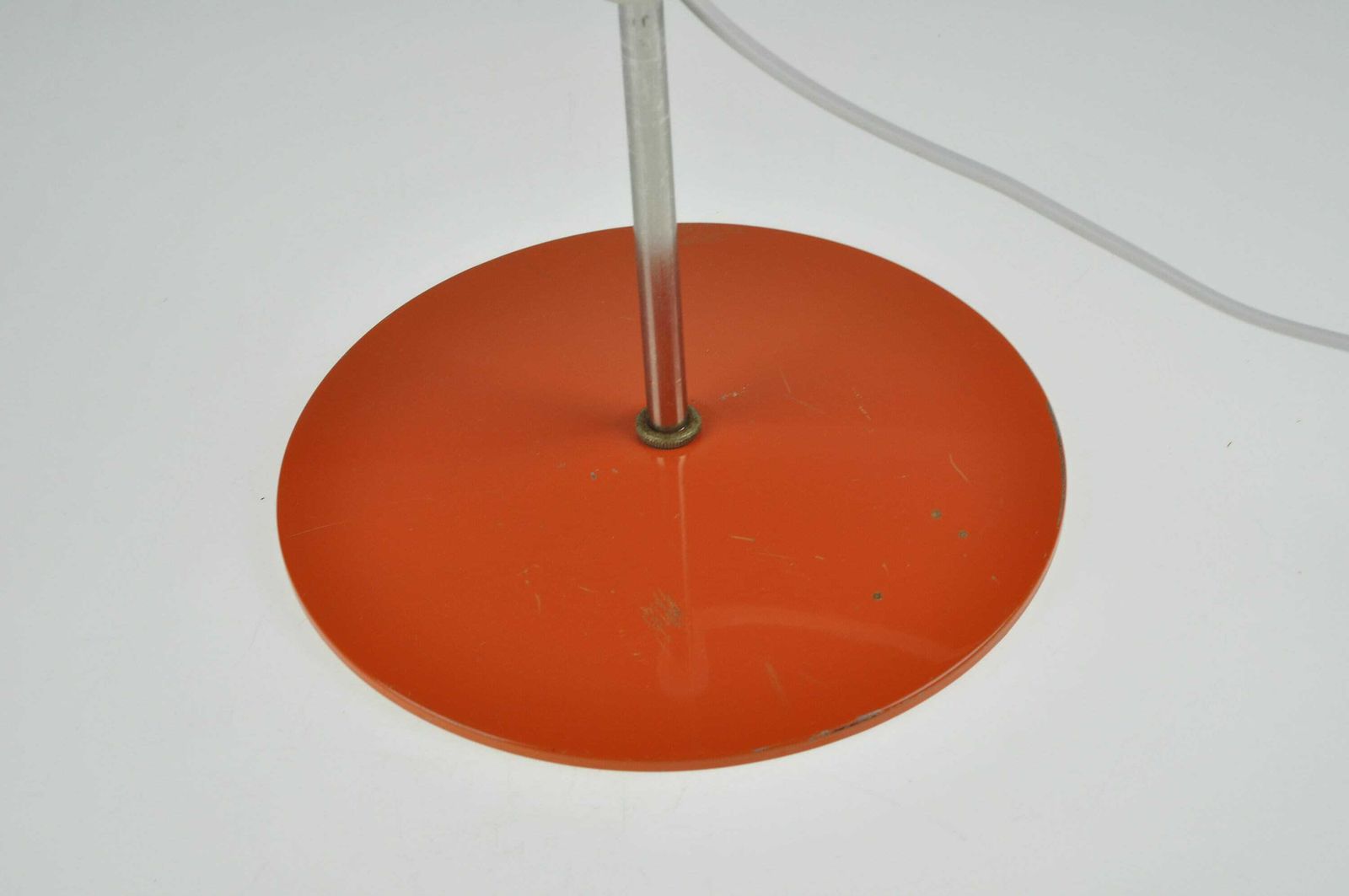 Vintage Desk Lamp, Mid Century Lamp, Orange Lamp, Mid Century Lighting, Table Lamp, Kamenicky Senov Lamp, Table Light, Industrial Desk Lamp photo vinterior
