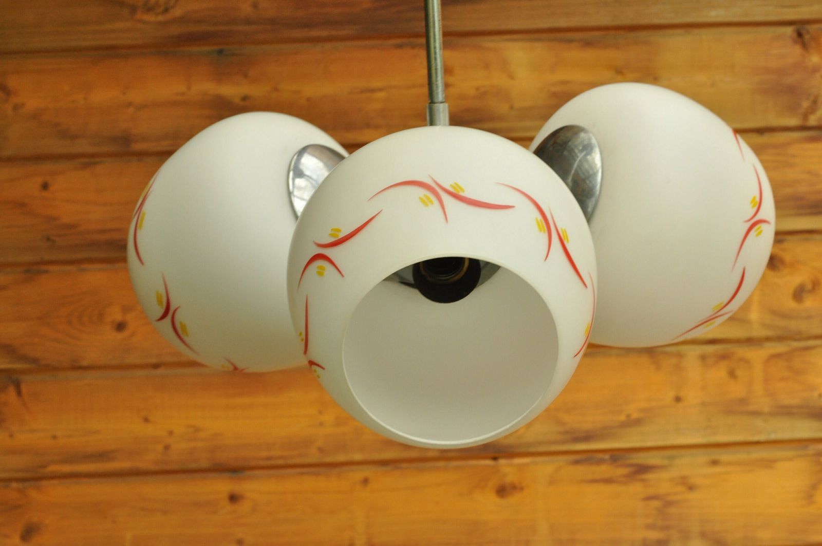 Art Deco Lamp, Chrome Lamp, Chrome Light, Art Deco Chrome And Bakelite Ceiling Lamp, Chrome Lighting, Art Deco Ceiling Light, Art Deco photo 164.0