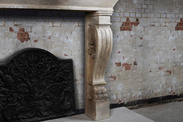 Original Late 18th Century Italian Stone Surround photo furniture