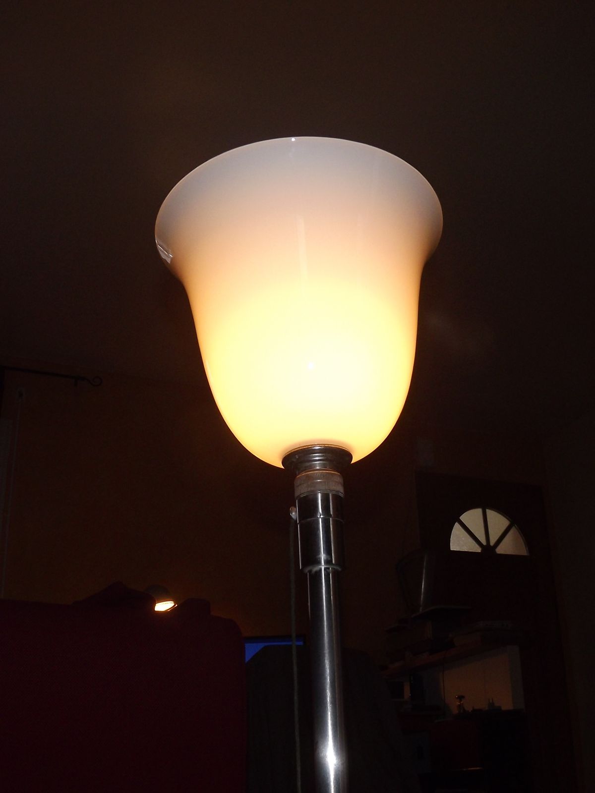 Mazda Art Deco Lamp, 1930s, Glass photo buy