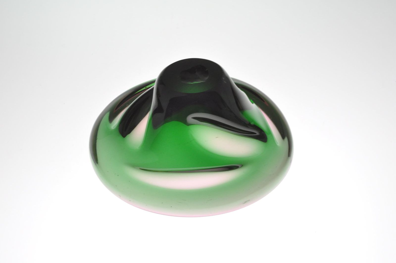Josef Hospodka Chribska Glass Bowl, Art Glass Bowl, Bohemian Glass, Bohemian Art Glass, Blown Glass, Blown Glass Bowl, Glass Handmade Bowl photo buy