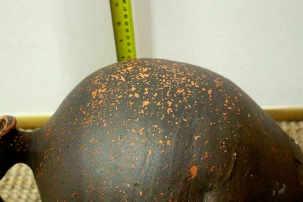 photo vinterior Large Antique French Handcrafted Terracotta Limousin Oil Water Jug