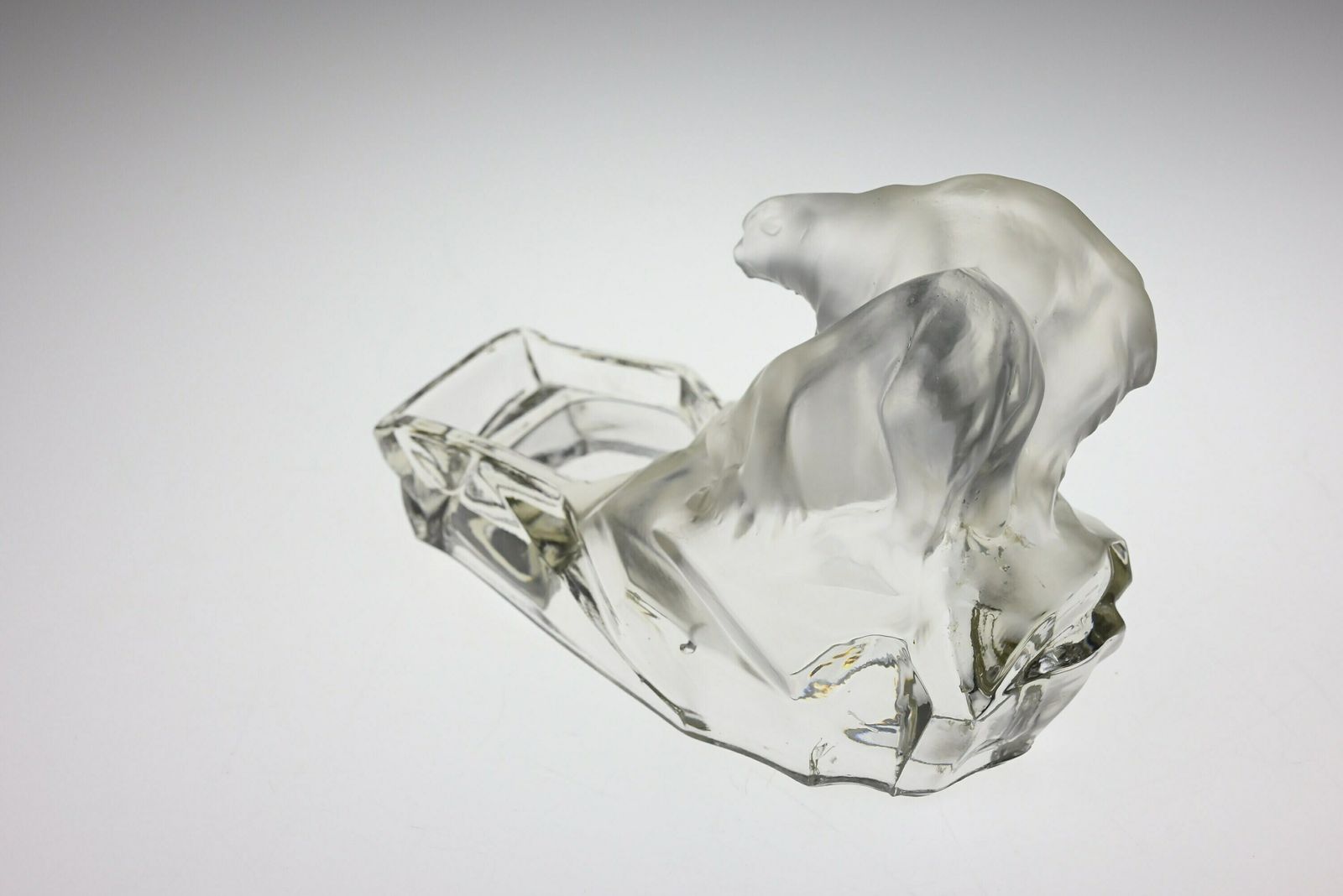Karel Zentner Vintage Glass Ashtray, Antique Art Deco  Bowl photo Home Decor