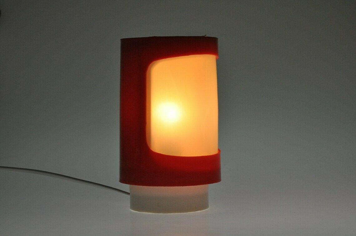Mid Century Desk Lamp  Plastic Lamp  Desk Plastic Lamp  Table Lamp Desk Lamp  Bedside Lamp  Mid Century Lamp  Green Lamp  Table Light photo vintage