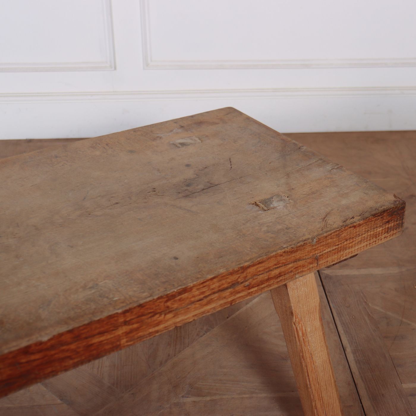 French Primitive Coffee Table, 1800s photo Furniture