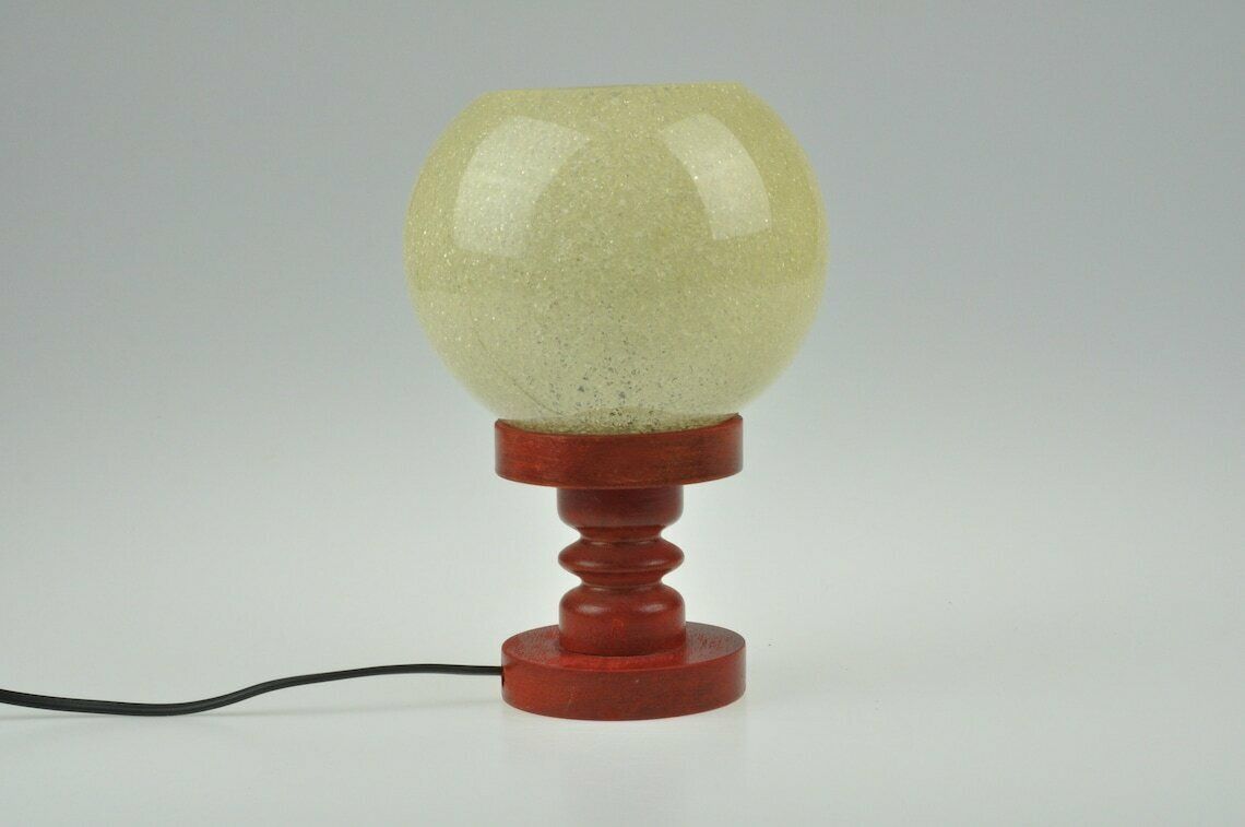 Mid Century Desk Lamp, Wooden Lamp, Desk Wooden Lamp, Vintage Lamp, Table Lamp, Desk Lamp, Bedside Lamp, Mid Century Lamp, Table Light photo Lighting