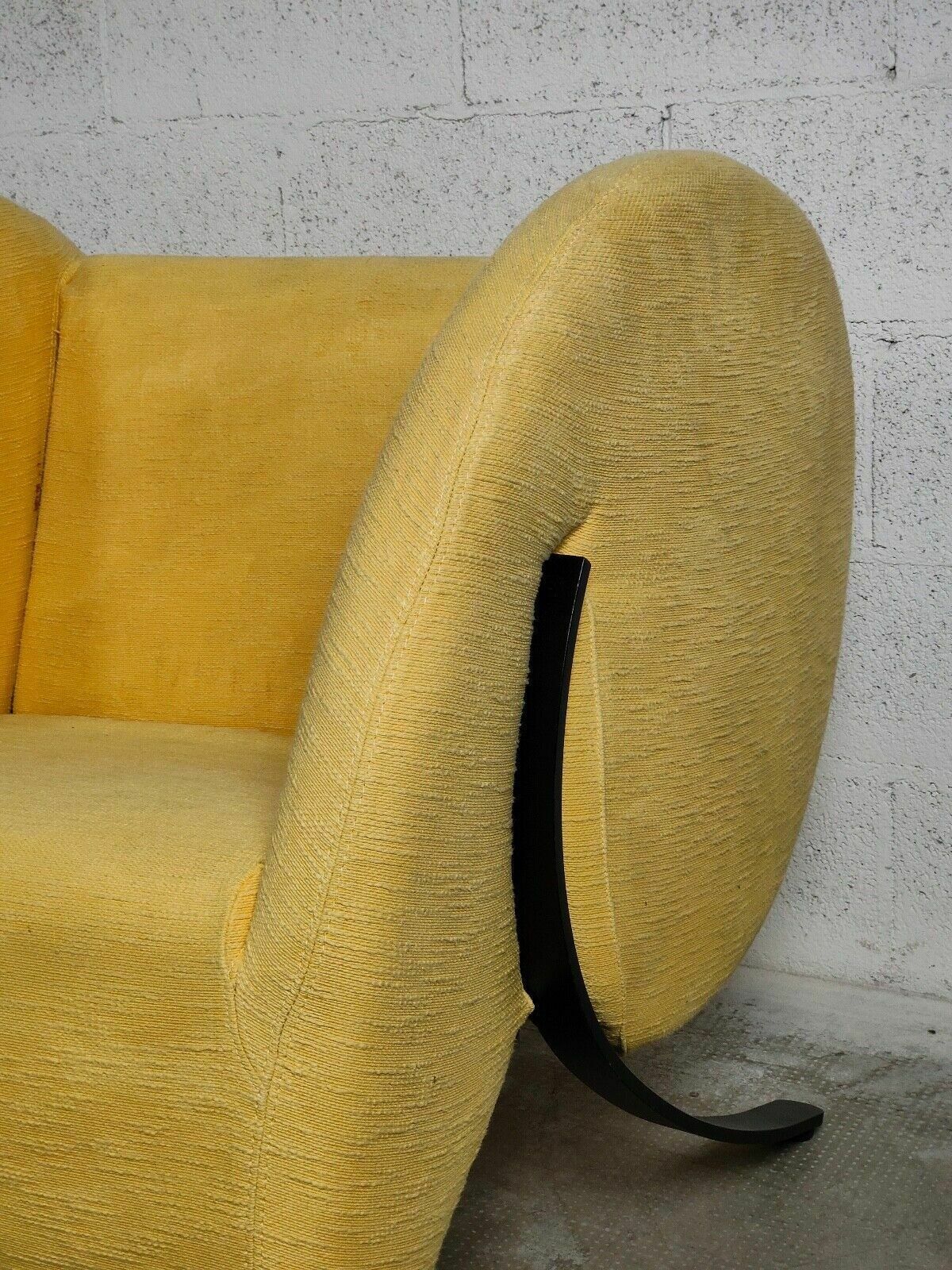Furniture Virgola Armchair By Yaacov Kaufman For Arflex   Italy   90's photo