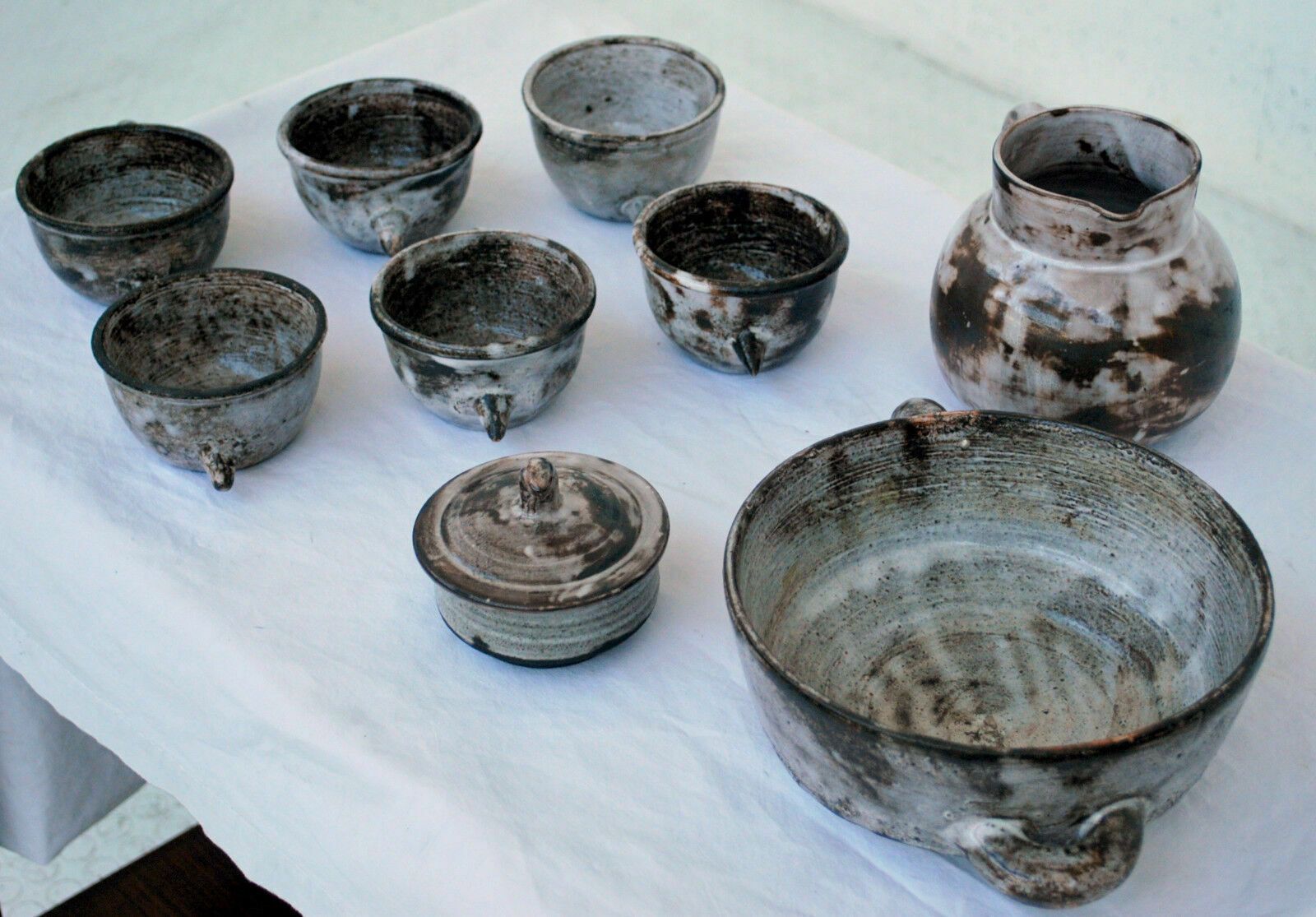 Set Of Vallauris Ceramics By Gerard Hofmann 60s photo for sale