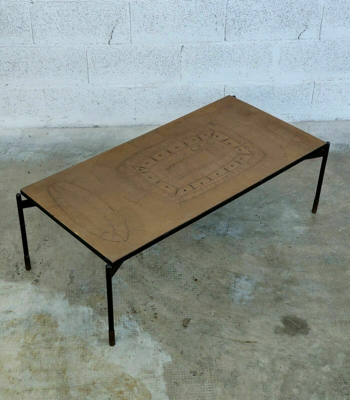 Ceramic And Metal Coffee Table By Stil Keramos 60s photo 1563.0