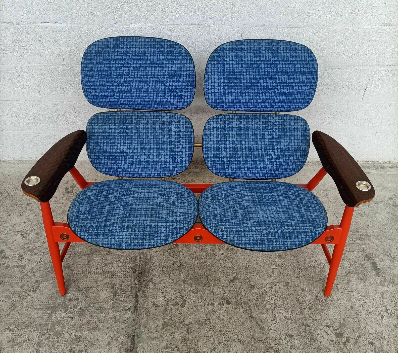 Set Of 2 Chairs And Sofa By Marco Zanuso For Poltronova 60s photo buy