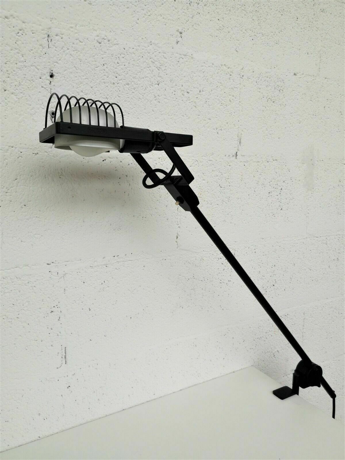 Table Lamp Sintesi Morsetto By Ernesto Gismondi For Artemide 70s photo for sale