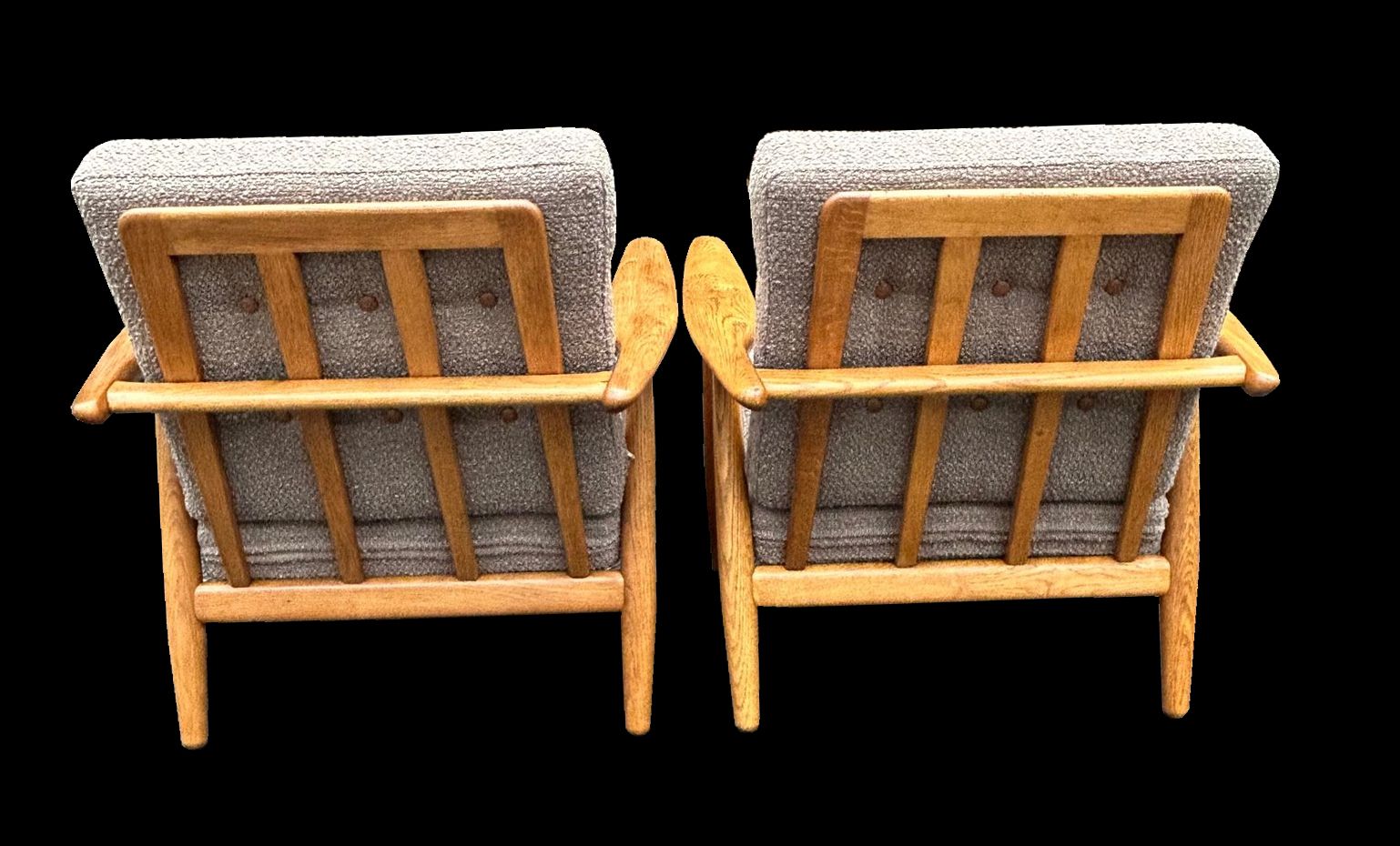Pair Of Model Ge 240 Cigar Chairs By Hans J Wegner For Getama photo furniture