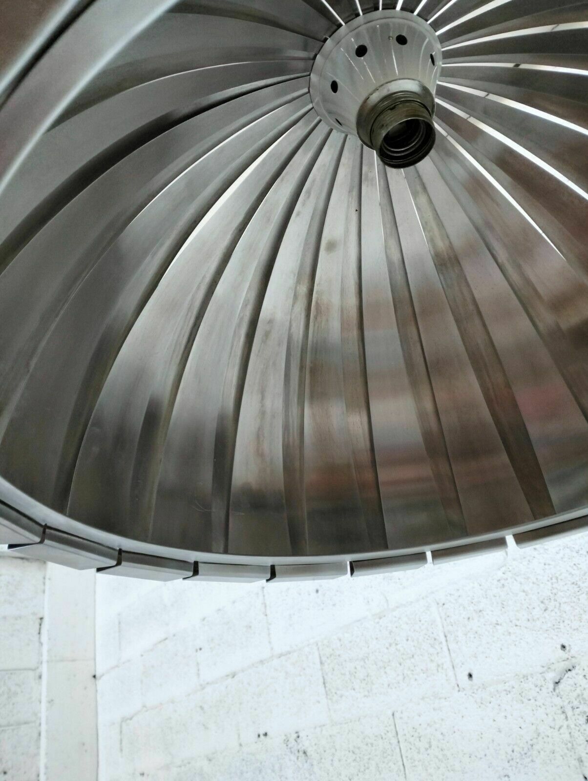 Stainless Steel Pendant Lamp Chandelier By Elio Martinelli For Martinell photo buy